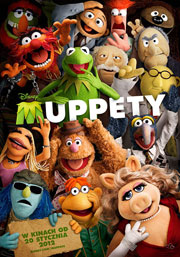 Plakat filmu „Muppety”, James Bobin